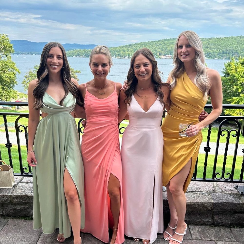 Midi Sage Green Wedding Guest Dress Gem